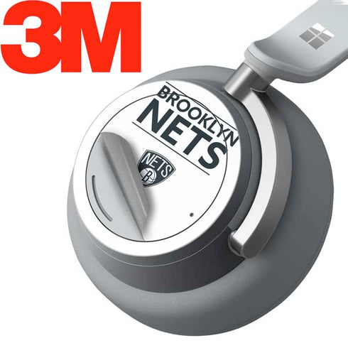 NBA Brooklyn Nets Standard - White Surface Headphones Skin